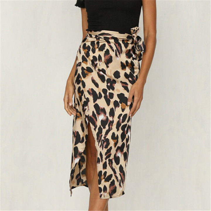 Chique Dames Rok met Luxe Luipaardprint - Erica