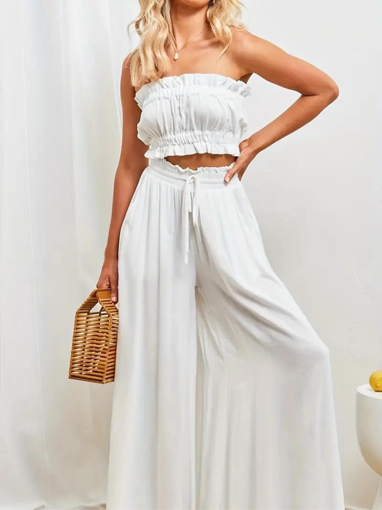 Eleganckie spodnie damskie z wysoką talią zapewniające stylowy wygląd