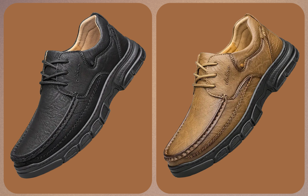 Stylowe męskie buty biznesowe ze sznurowaniem zapewniające wyrafinowany wygląd
