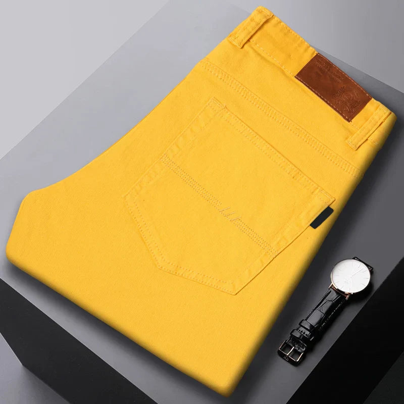 Męskie dżinsy premium slim fit - modny denim zapewniający doskonały wygląd