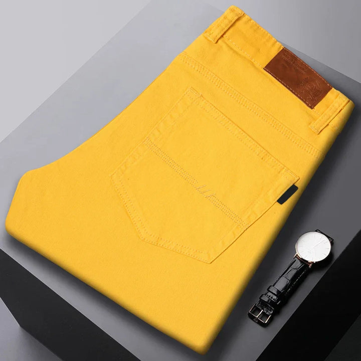 Męskie dżinsy premium slim fit - modny denim zapewniający doskonały wygląd