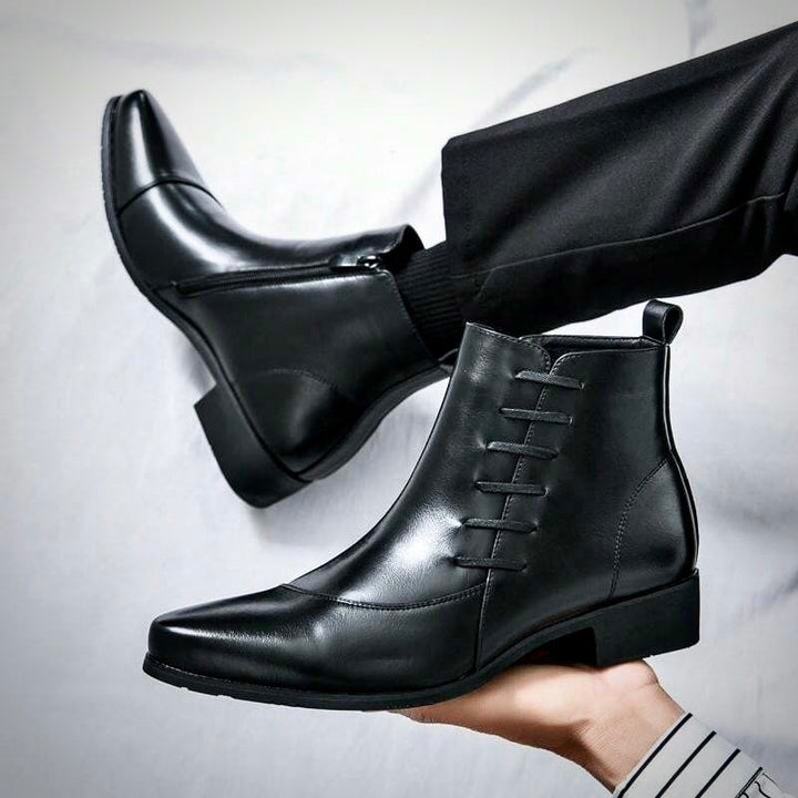 Stylowe męskie buty skórzane zapewniające elegancki wygląd