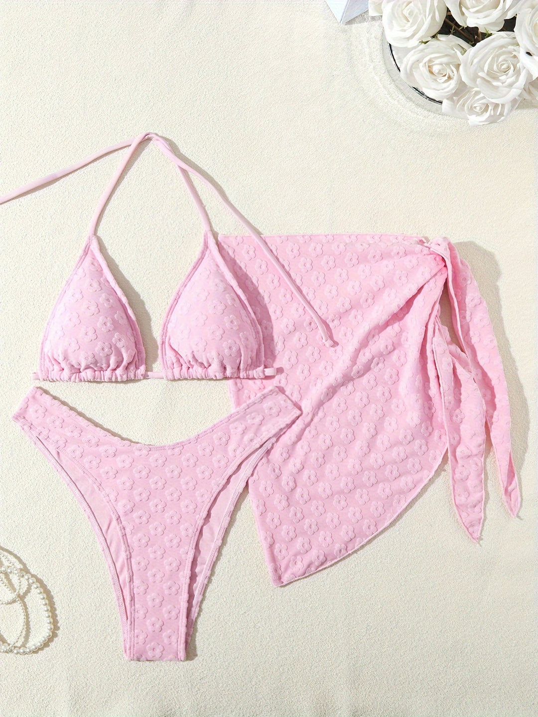 Orietta | Charmant Bikini Set met Bloemenprint voor Een Speelse Look