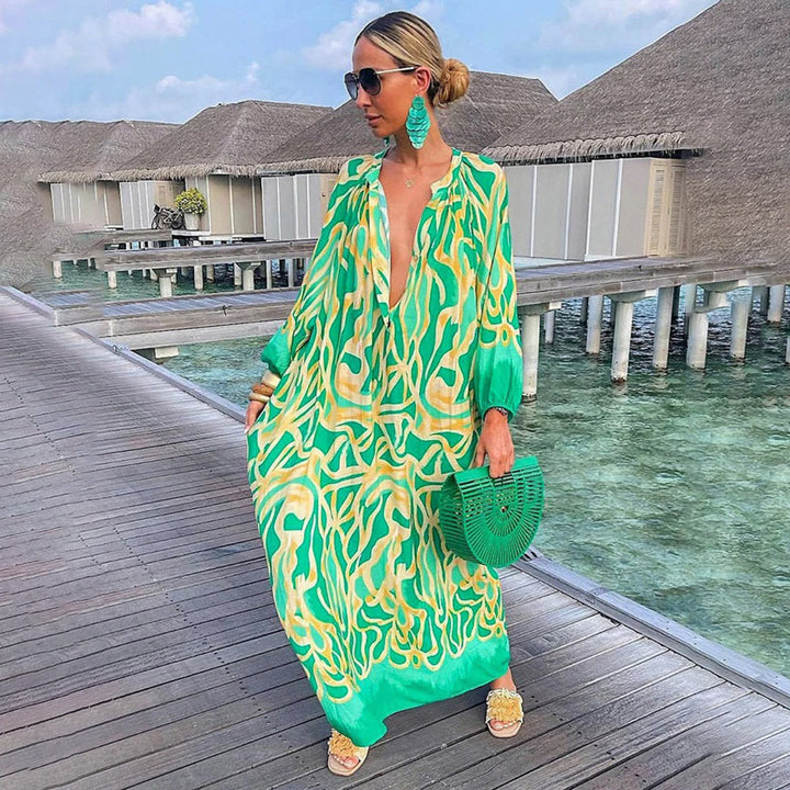 Szykowna sukienka boho dla kobiet - stylowa i wygodna na każdą okazję