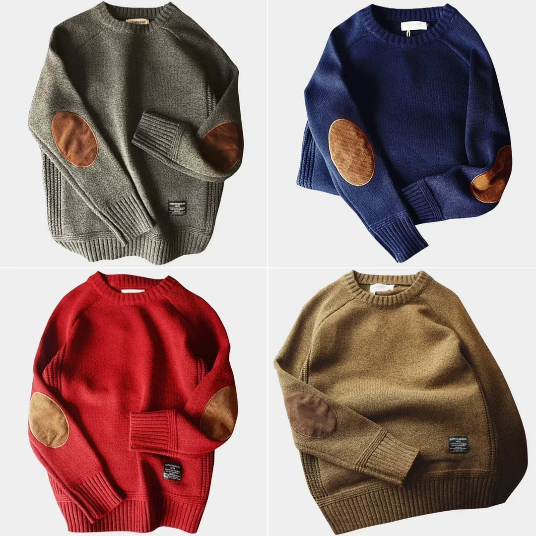 Ciepły sweter męski w stylowych, klasycznych kolorach dla wygody i elegancji