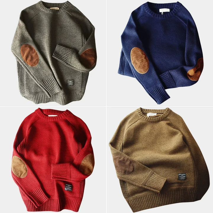 Ciepły sweter męski w stylowych, klasycznych kolorach dla wygody i elegancji