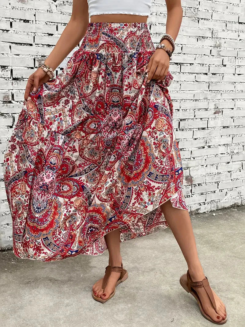 Elegancka damska spódnica maxi zapewniająca stylowy wygląd