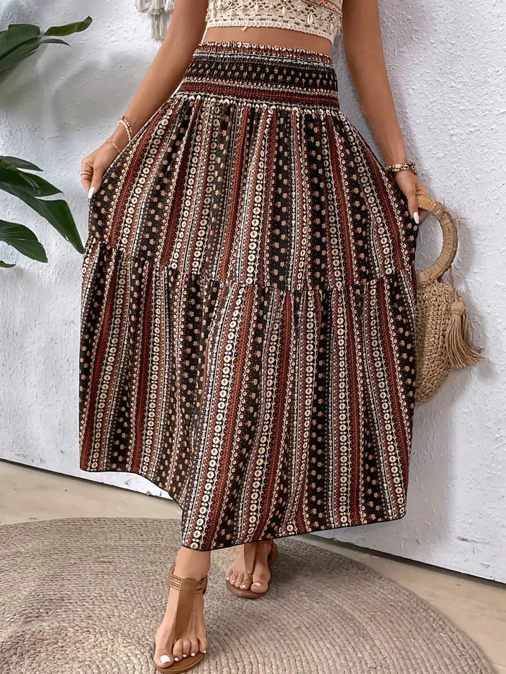 Elegancka damska spódnica maxi zapewniająca stylowy wygląd