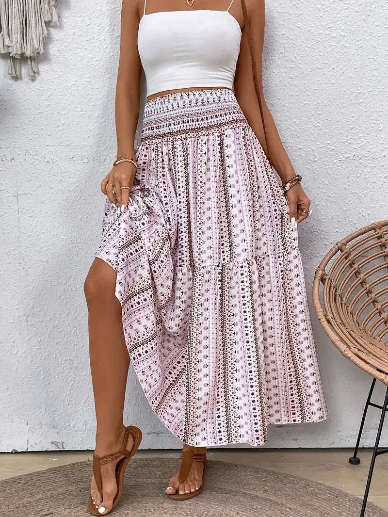 Elegancka damska spódnica maxi zapewniająca stylowy wygląd