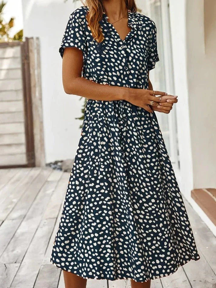 Elegancka damska sukienka vintage na stylowe okazje