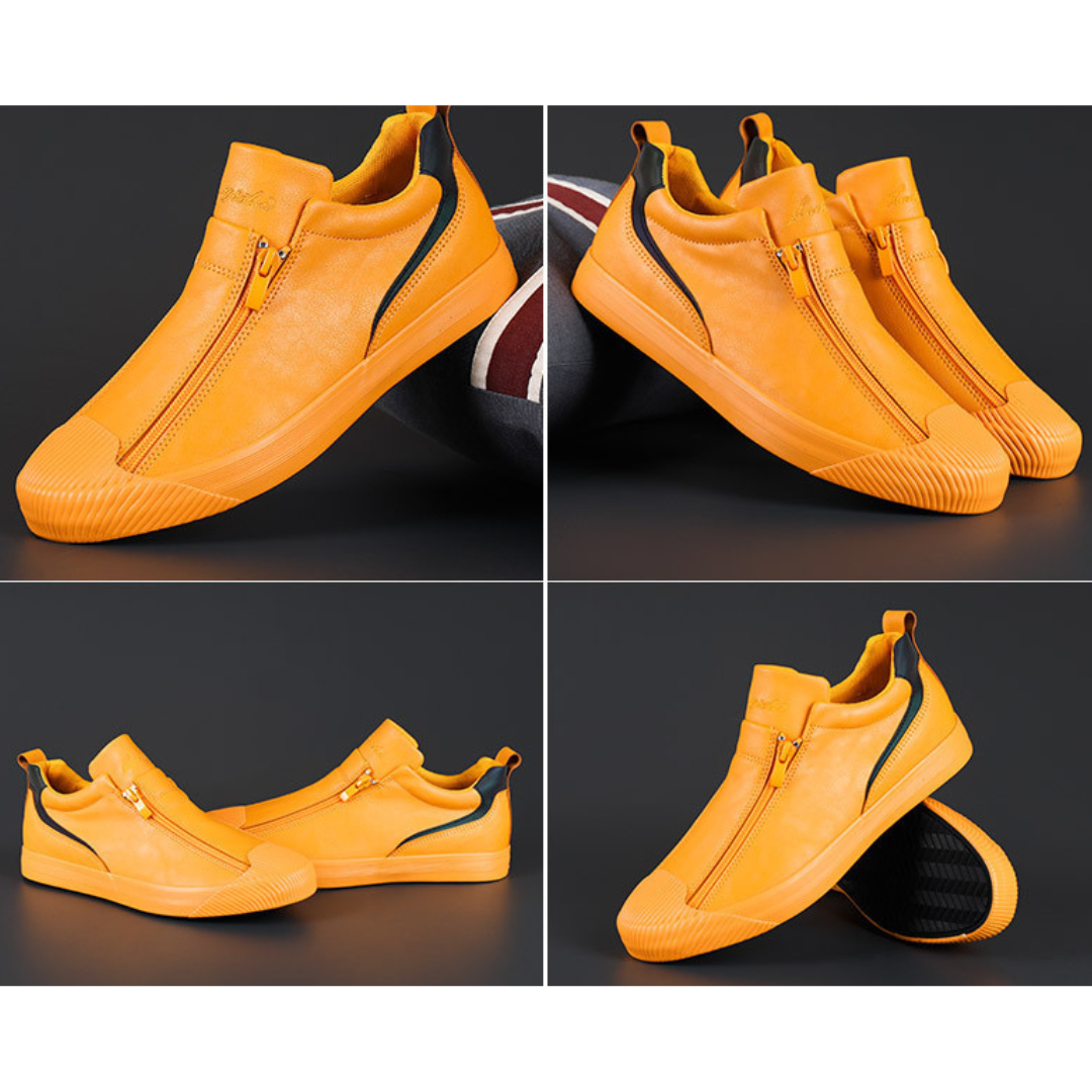 Merlin - Szlachetne skórzane buty męskie zapewniające stylowy wygląd