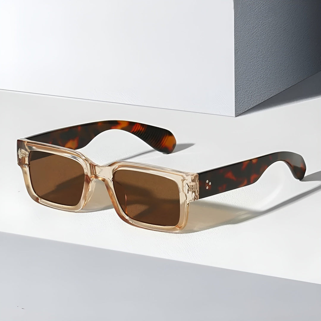 Stylowe męskie okulary przeciwsłoneczne retro vintage - idealne do klasycznego wyglądu
