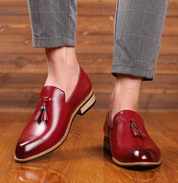 Stylowe męskie skórzane loafersy dla wyrafinowanego wyglądu