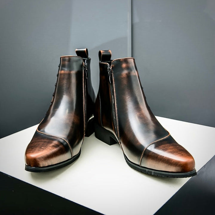 Stylowe męskie buty skórzane zapewniające elegancki wygląd