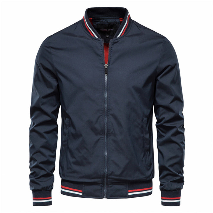 BOSKO - Elegancka męska kurtka bomber z cichego materiału