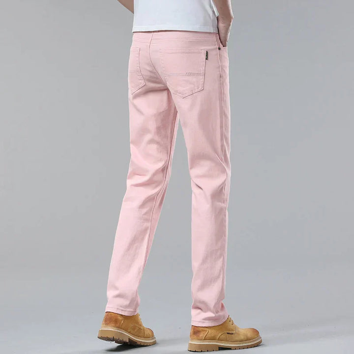 Męskie dżinsy premium slim fit - modny denim zapewniający doskonały wygląd