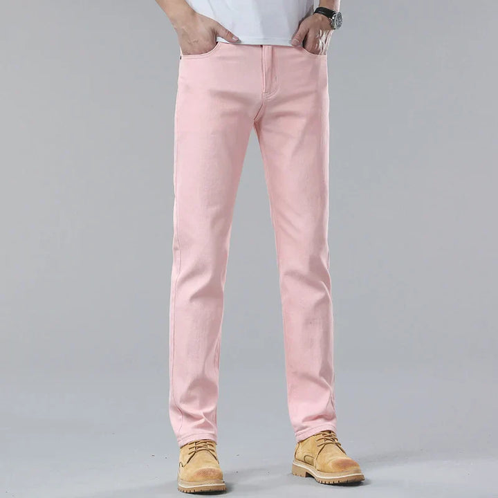 Męskie dżinsy premium slim fit - modny denim zapewniający doskonały wygląd