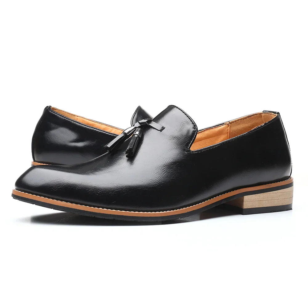 Stylowe męskie skórzane loafersy dla wyrafinowanego wyglądu
