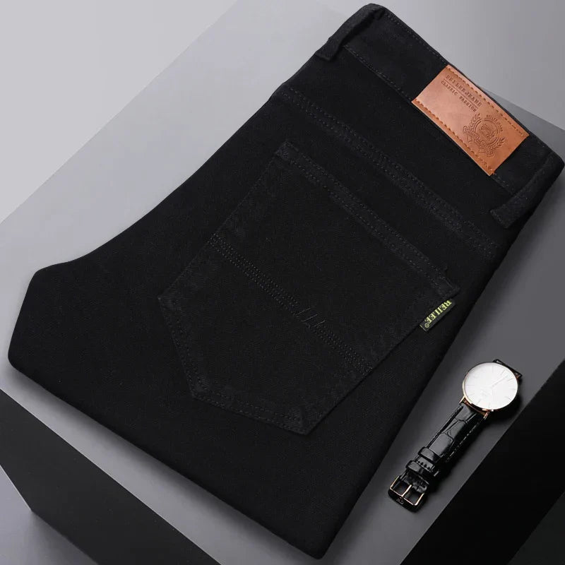 Męskie dżinsy premium slim fit - modny denim zapewniający doskonały wygląd