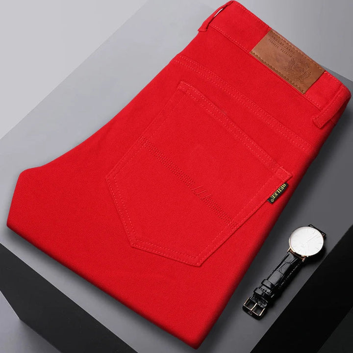Męskie dżinsy premium slim fit - modny denim zapewniający doskonały wygląd