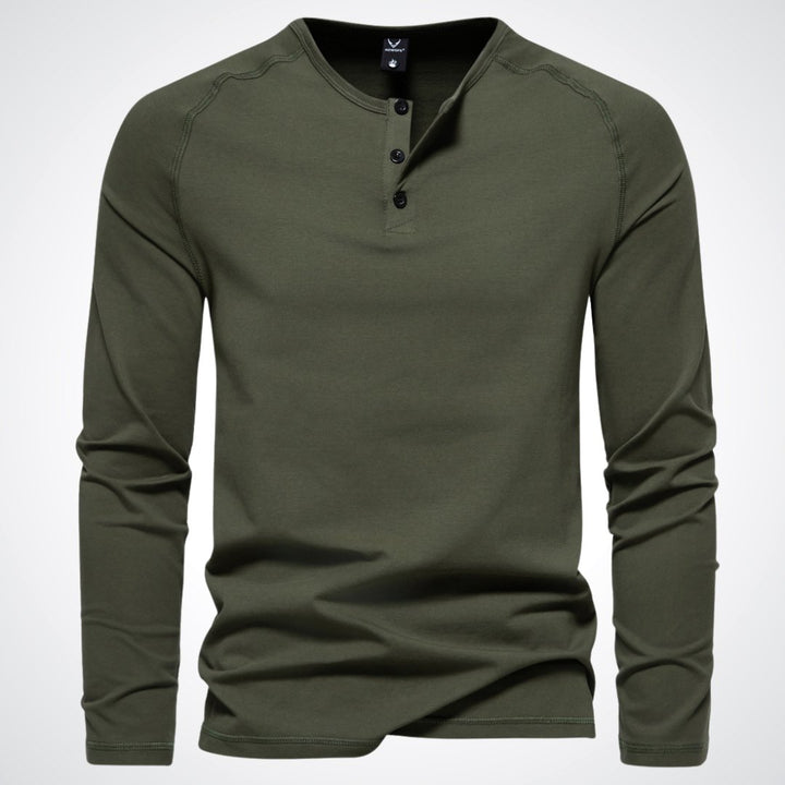 Elegancki sweter męski z długim rękawem zapewniający ponadczasowy wygląd