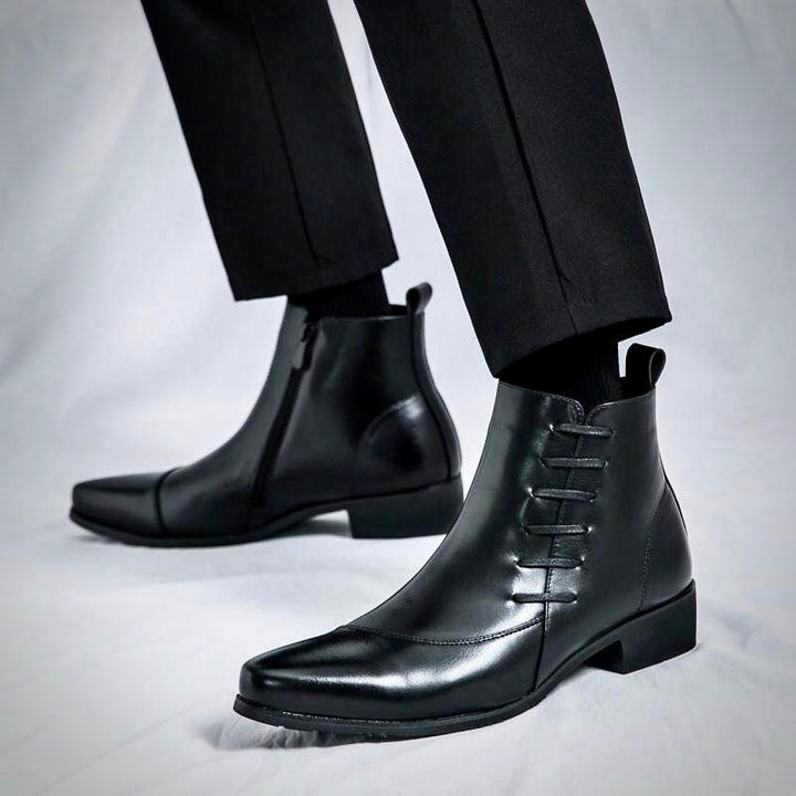 Stylowe męskie buty skórzane zapewniające elegancki wygląd