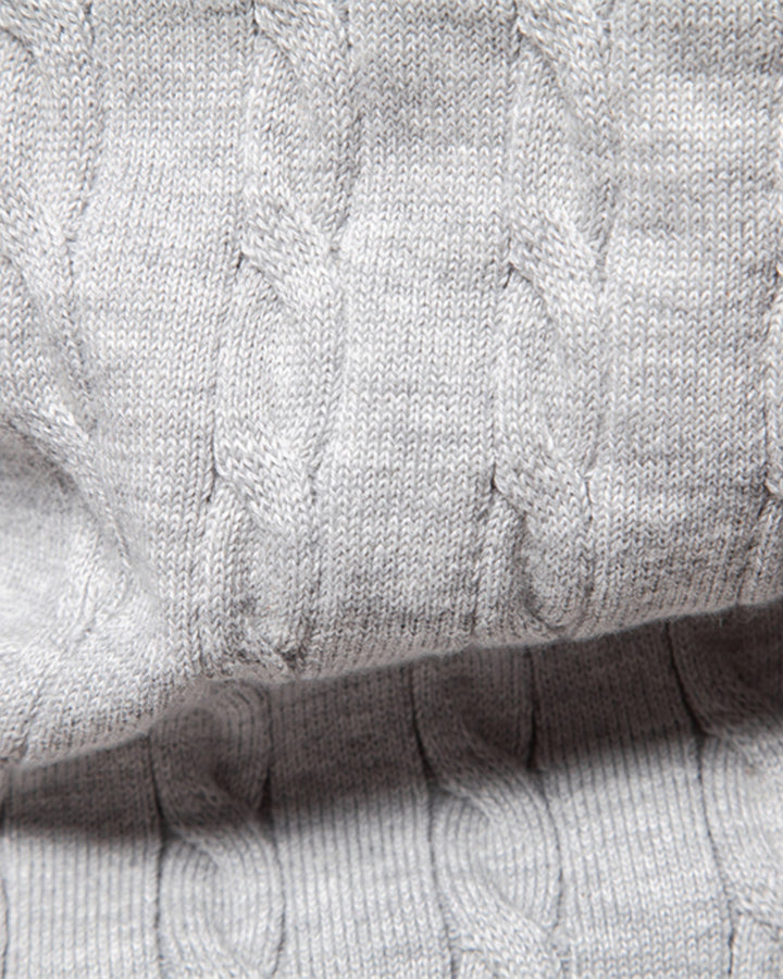 Męski sweter z bawełnianej dzianiny o ponadczasowym stylu
