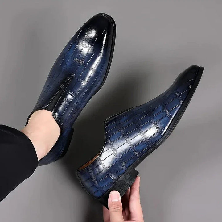 Eleganckie niskie buty męskie wykonane z wysokiej jakości skóry