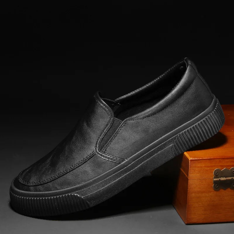Stylowe męskie skórzane loafersy zapewniające najwyższy komfort i elegancję