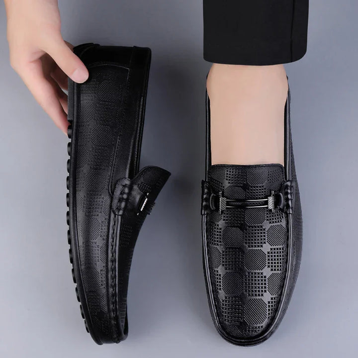 Eleganckie włoskie buty męskie wykonane z prawdziwej skóry wysokiej jakości