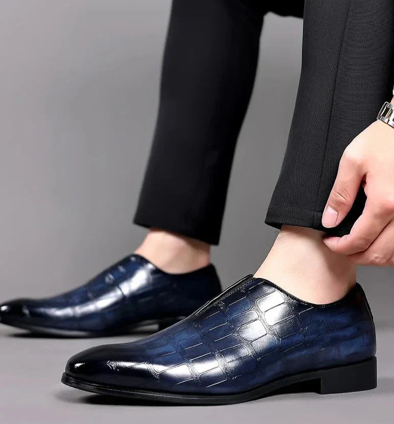 Eleganckie niskie buty męskie wykonane z wysokiej jakości skóry