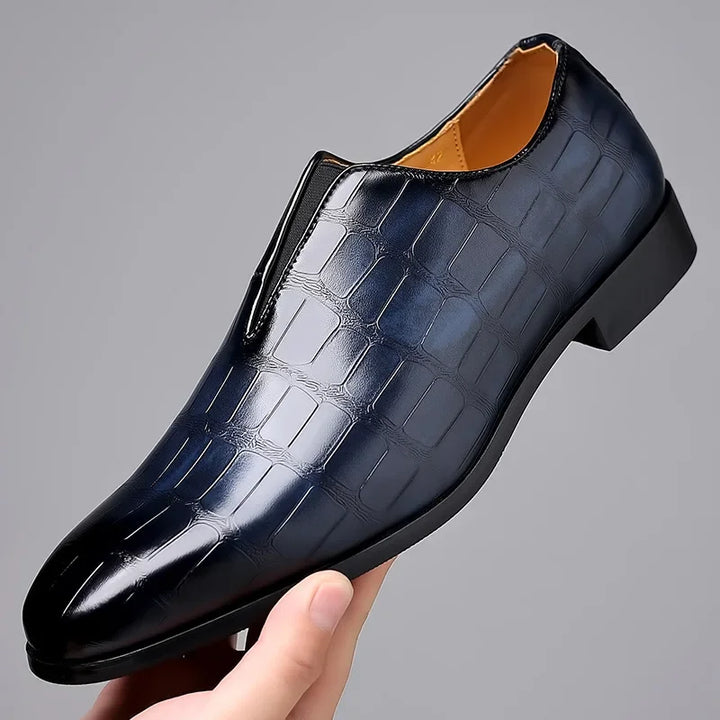 Eleganckie niskie buty męskie wykonane z wysokiej jakości skóry