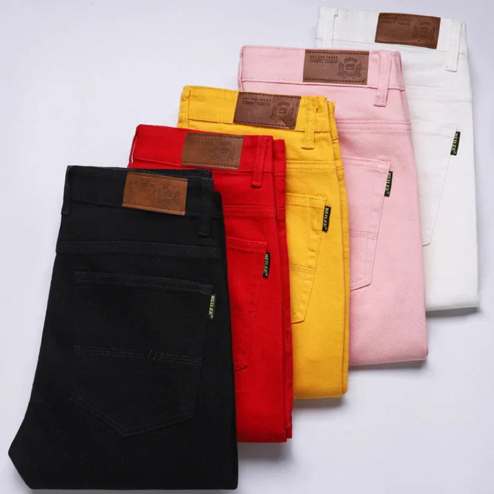 Męskie dżinsy premium slim fit - modny denim zapewniający doskonały wygląd