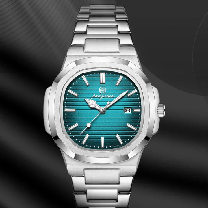 Stilvolle Herren Edelstahl-Armbanduhr für jeden Anlass