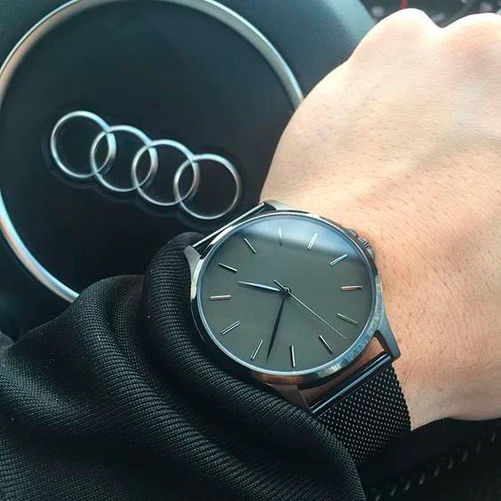 Stylowy zegarek męski 40 mm - elegancja i precyzja na nadgarstku