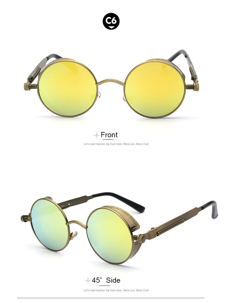 Stylowe męskie okulary przeciwsłoneczne retro dla idealnego wyglądu