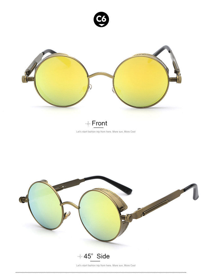Stylowe męskie okulary przeciwsłoneczne retro dla idealnego wyglądu