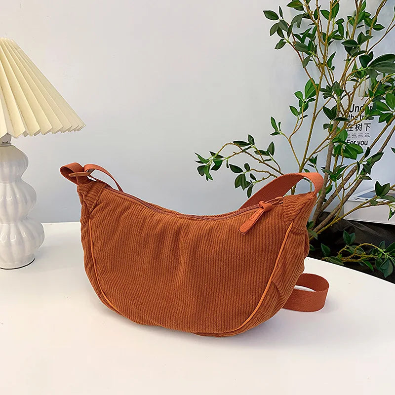 Josepha | Elegancka sztruksowa torba crossbody zapewniająca stylowy komfort