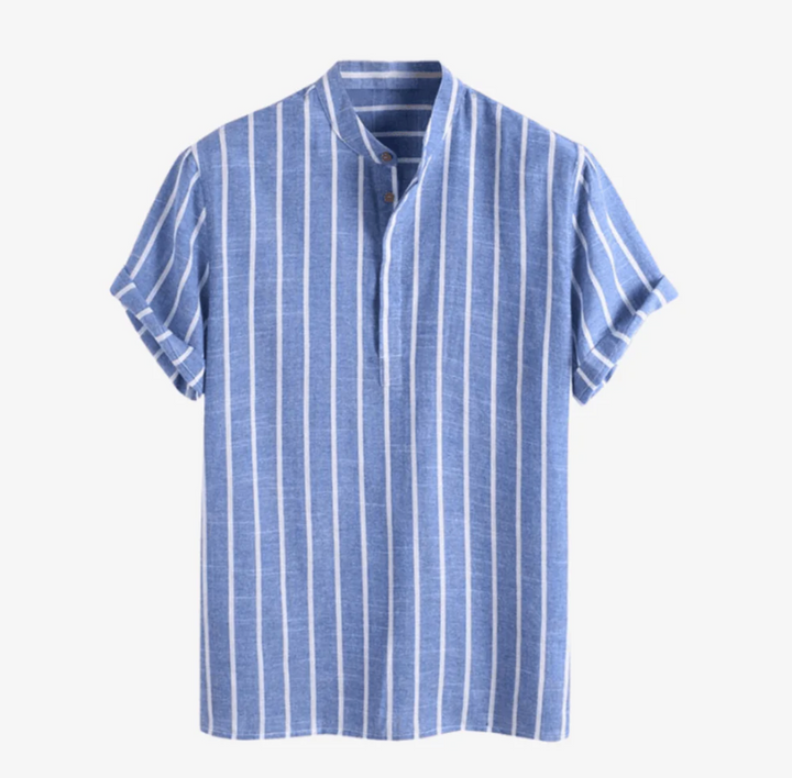 Stylowa męska koszulka polo w paski zapewniająca elegancki wygląd