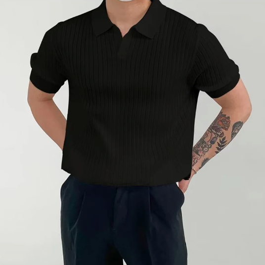 Elegancka męska bawełniana koszulka polo w stylowy wzór Florence