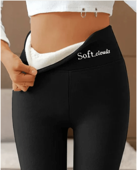 Ciepłe, wygodne legginsy damskie z podszewką dla najwyższego komfortu