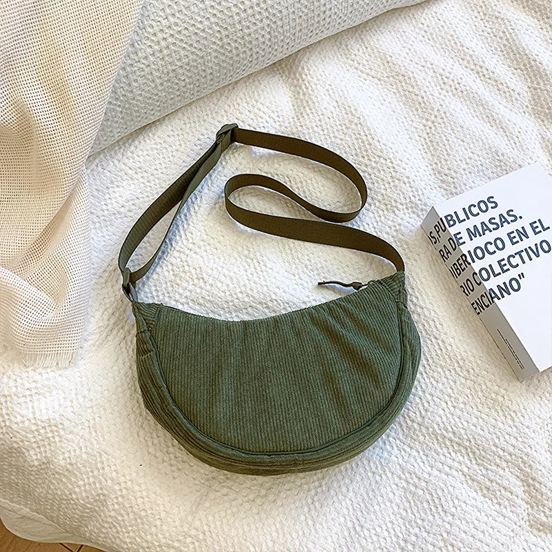 Josepha | Elegancka sztruksowa torba crossbody zapewniająca stylowy komfort