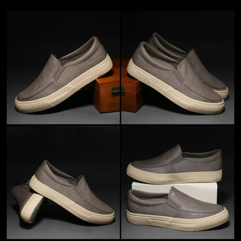 Stylowe męskie skórzane loafersy zapewniające najwyższy komfort i elegancję