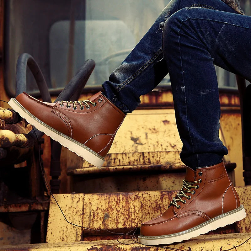 Stylowe męskie buty zimowe w stylu retro | Wyjątkowo ciepłe i trwałe