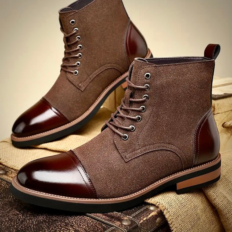 Eleganckie skórzane buty męskie Oxford dla mężczyzn dbających o styl
