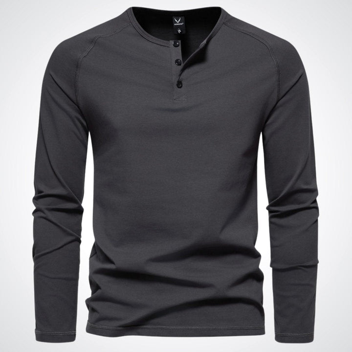 Elegancki sweter męski z długim rękawem zapewniający ponadczasowy wygląd