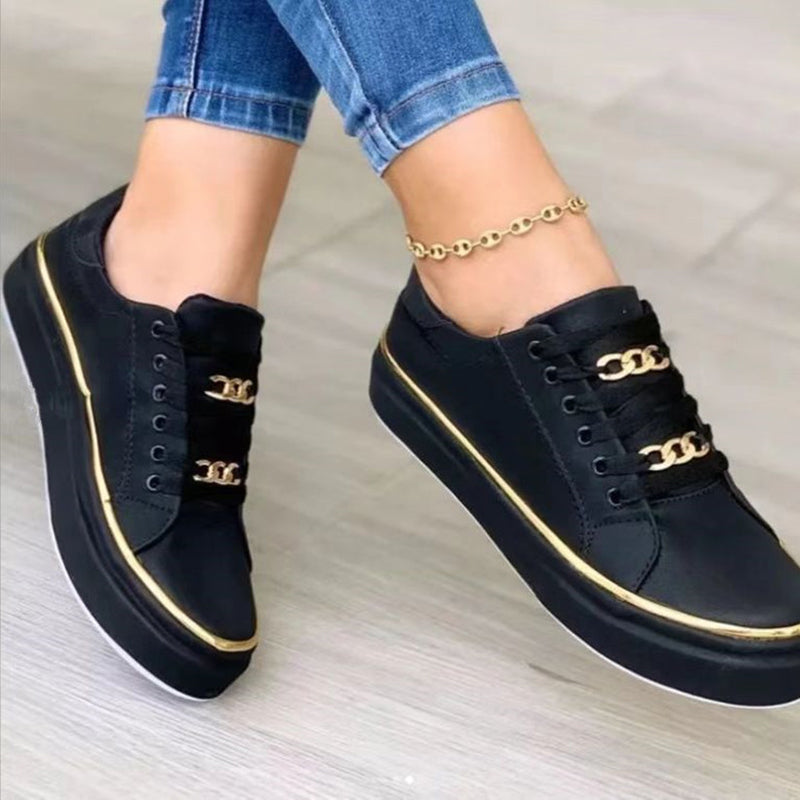 Modne damskie buty sportowe wykonane z materiału tekstylnego - idealne buty rekreacyjne dla Twojego stylu