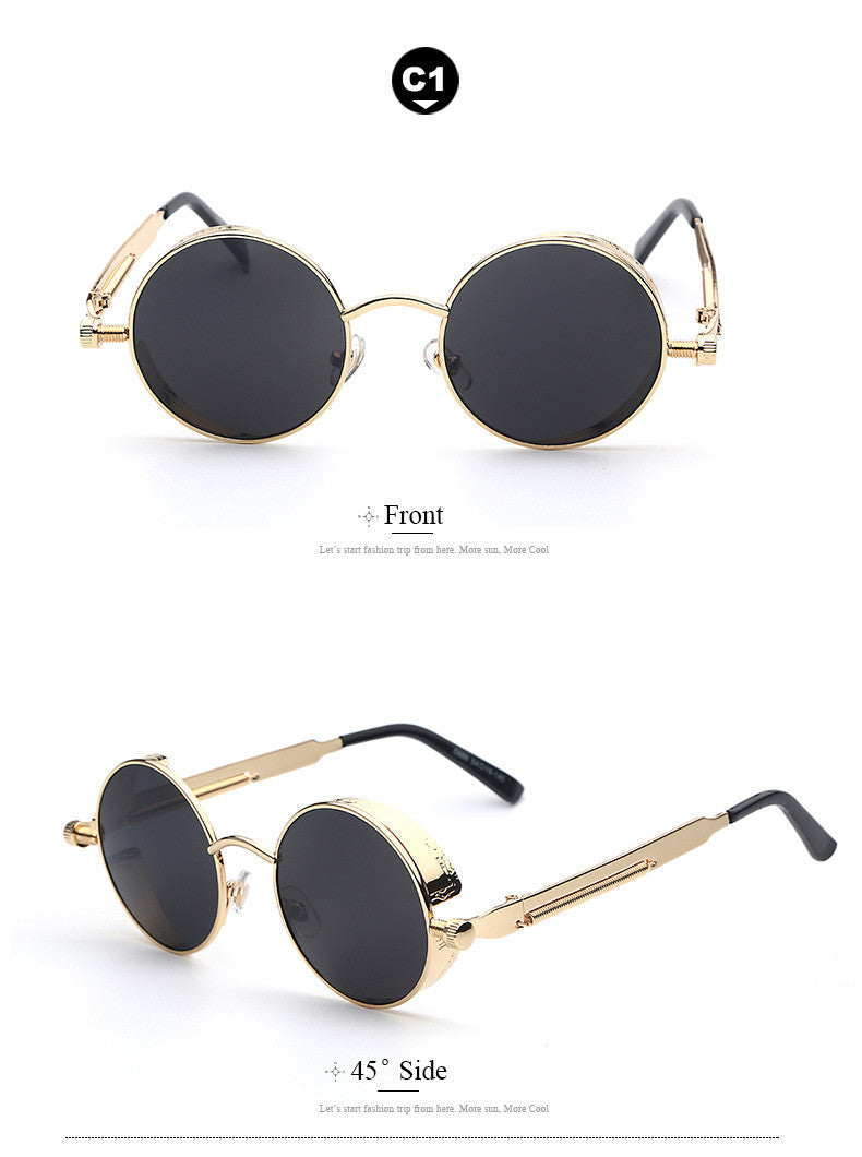 Stylowe męskie okulary przeciwsłoneczne retro dla idealnego wyglądu