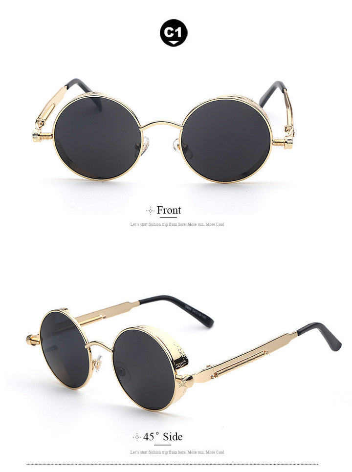 Stylowe męskie okulary przeciwsłoneczne retro dla idealnego wyglądu
