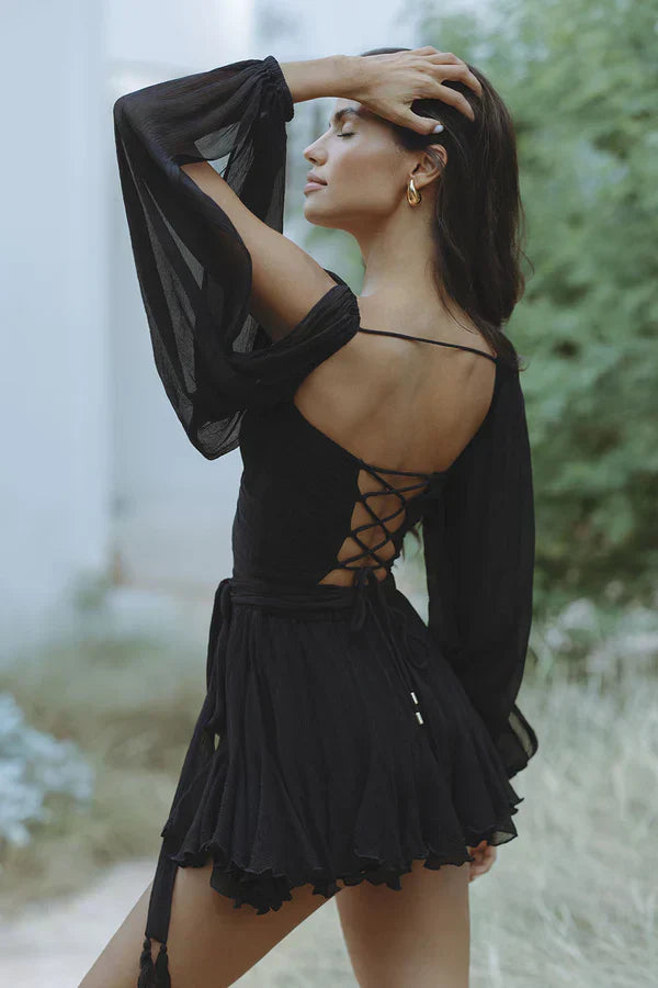 Elegancka letnia sukienka Alessandra™ z ramiączkami spaghetti